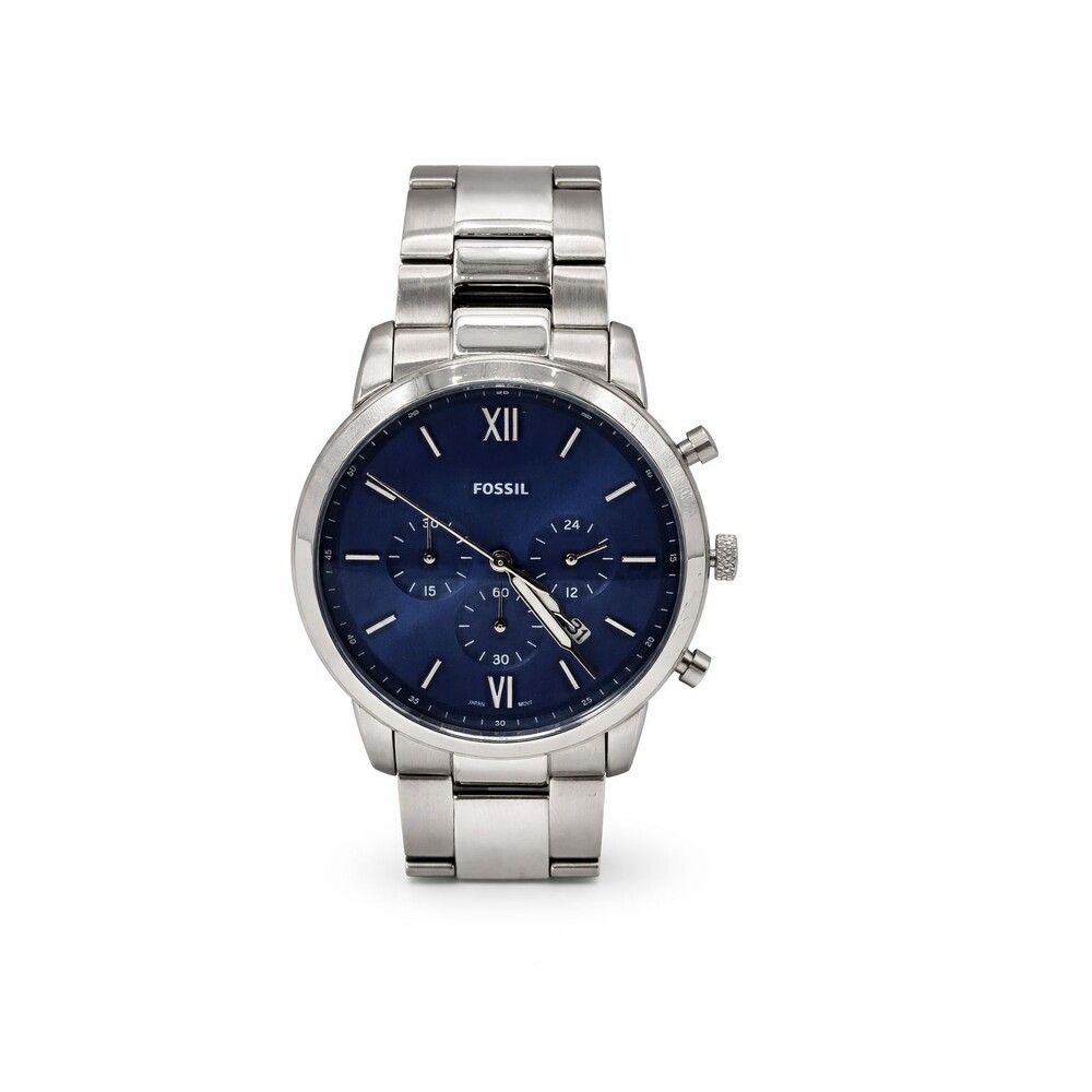 Fossil Fenmore BQ9346 Men's Blue Dial Multifunction Watch 42mm